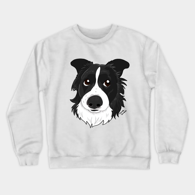 Border Collie Crewneck Sweatshirt by ApolloOfTheStars